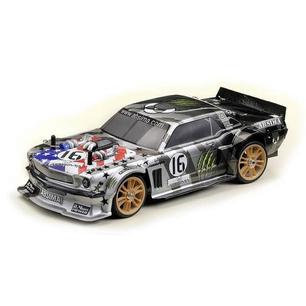 Absima 1:16 RC modellbil Elektrisk Touringbil FIRST STEP SPEED PERFORMANCE FUN MAKER Neon, Grå Borstlös motor Fyrhjulsd