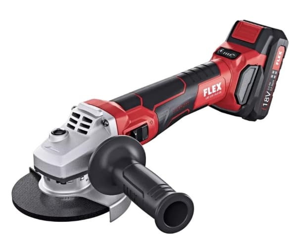 Flex LBE 125 18.0-EC, 9000 RPM, 12,5 cm, Batteri, 8 Ah, 1,85 kg, Børsteløs motor