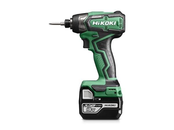 Hikoki WH18DDWPZ, Slagtrekker, Pistolhåndtak, 1/4", Sort, Grønn, Børsteløs, 3200 RPM