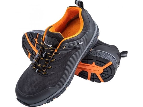Lahti Pro RIP-STOP BLACK-POM KNIT SHOES, S1P SRC, "39", CE, LAHTI