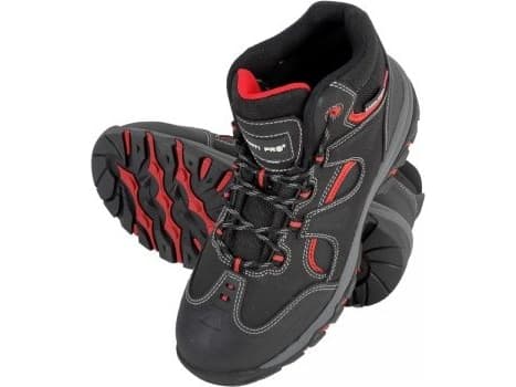 Lahti Pro Nubuck Stövlar Svart-röd 42 (L3011742)