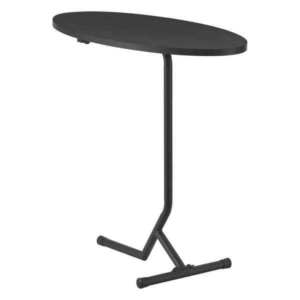 Sidobord Karlebo 55x60x30 cm svart [en.casa]