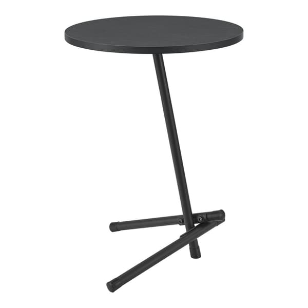 Sidobord Karup 55x40 cm svart [en.casa]