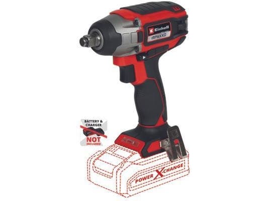 Einhell IMPAXXO 18/230, Iskuruuvain, Pistoolikahva, 1/2", Pikaistukka, Musta, Punainen, Harjaton - SOLO