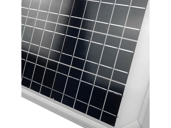 PowerNeed SSL36, Utendørs sokkel/stang-belysning, Sølv, Aluminium, Glass, IP65, Camping, Hage, Gressplen, Gangsti, Terrasse, Gate, IK10