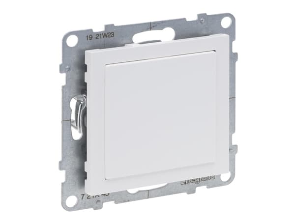 Legrand Blanking Plate With Mosaic Adaptor White