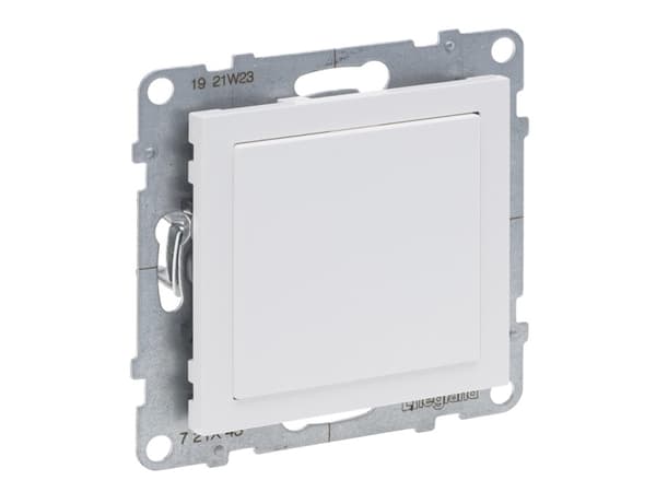 Legrand Blanking Plate With Mosaic Adaptor White