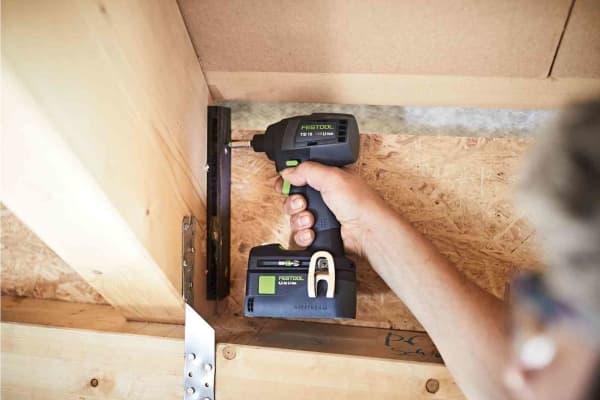 Festool TID 18-Basic, Mutterdragare, Pistolhandtag, 1/4", Svart, Blå, 3200 RPM, 1200 RPM