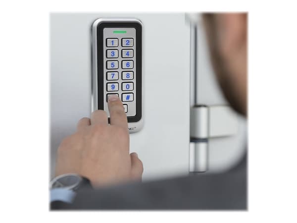 Qoltec koodilukko RHEA RFID-lukijalla | koodi | kortti | avaimenperä | ovikello | IP68 | EM