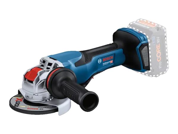 Bosch GWX 18V-15 P Professional - Vinkelsliper - trådløs - 1500 W - 125 mm - uten batteri - 18 V - SOLO