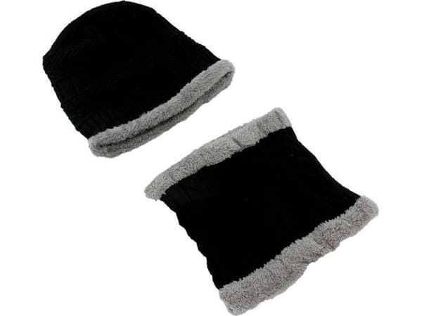 Just Fashion BQ52D VINTER FLEECE HUE OG SKJERF UNISEX universal