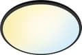 Miniatyrbild 4 av 5: WiZ Super Slim - Loftslampe - LED - 22 W - tunbar vit - 2700-6500 K - rund - sort