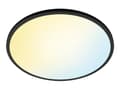 Miniatyrbild 1 av 5: WiZ Super Slim - Loftslampe - LED - 22 W - tunbar vit - 2700-6500 K - rund - sort