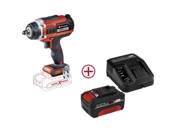 Einhell Professional Power X-Change IMPAXXO 18/400 + 4,0 Ah PXC Starter Kit 4326441 Batteri slagboremaskine 400 Nm 18 V Antal batterier, der følger m