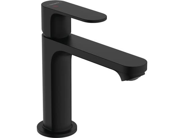 hansGrohe Rebris S 1-grebs håndvaskarmatur 110 CoolStart m/løft-op bv, mat sort
