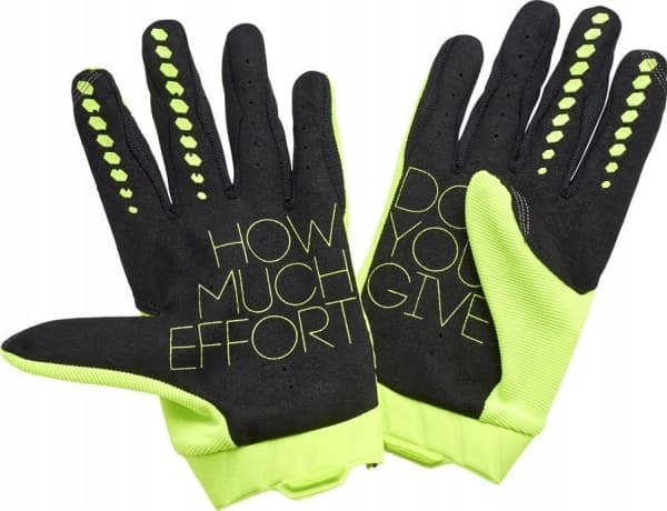 100% GEOMATIC Käsineet Fluo Yellow - XL (kämmenen pituus 200-209 mm) (UUSI 2022)