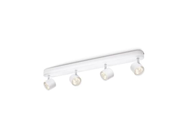 Philips myLiving STAR - Takspotlight - LED - 4 uttag - 18 W - 2700 K - vit