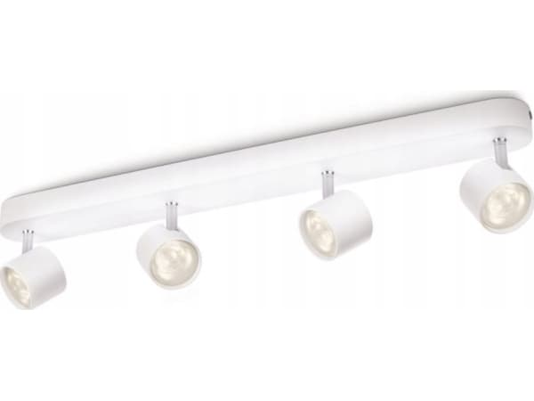 Philips myLiving STAR - Takspotlight - LED - 4 uttag - 18 W - 2700 K - vit