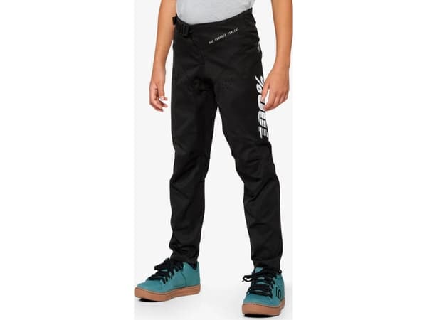 100% Spodnie juniorskie 100% R-CORE Youth Pants black roz. 26 (EUR 40) (NEW 2022)