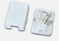 Miniatyrbild 4 av 5: Alantec *A-LAN Surface mounted p hone jack 1xRJ11 (6P4C), RJ11, Vit, Hona, Rak, Cat3, 1 styck