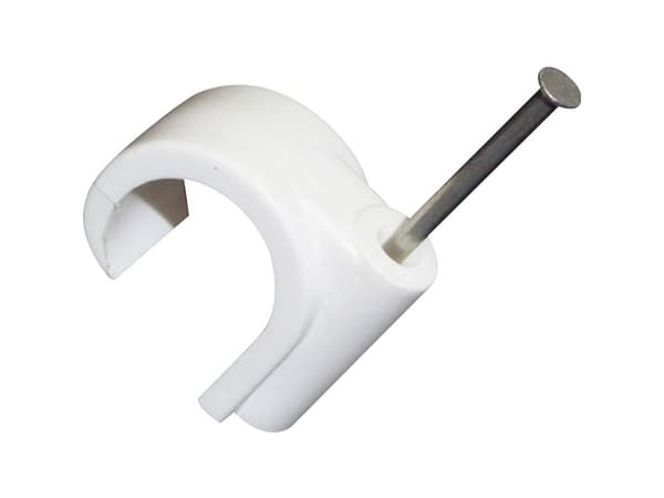 TRU COMPONENTS Naulaliittimet TC-10354932 Nipun Ø-alue 7 mm (max) Valkoinen 100 kpl