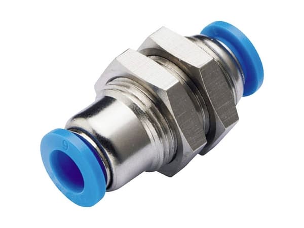 TRU COMPONENTS Lige stik TC-10462632 PM6 Rør Ø: 6 mm 1 stk