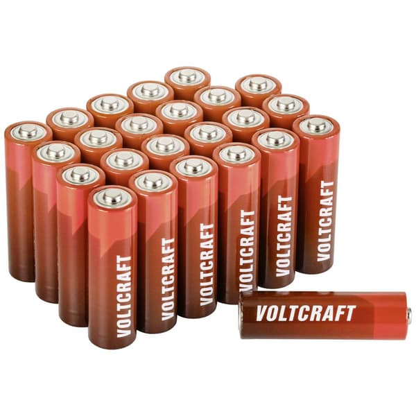 VOLTCRAFT LR06 AA-batteri Alkali-mangan 3000 mAh 1.5 V 24 stk