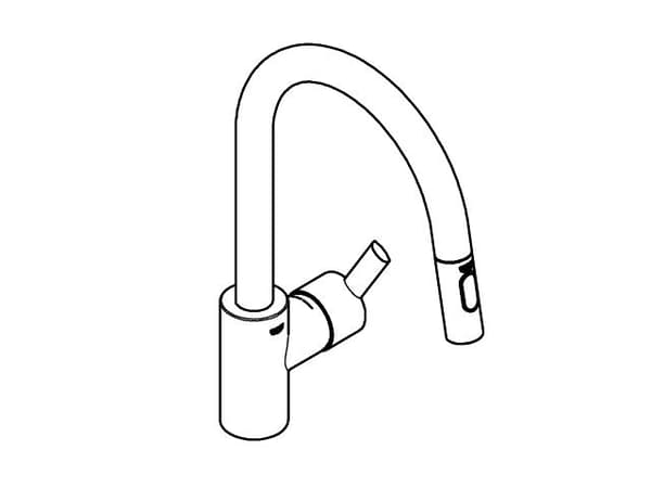 GROHE 31486DC1, Baderomsvask