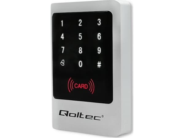 Qoltec MIMAS - Dörrlås - kombination, nyckelbricka, nyckelkort - knappsats med pekskärm