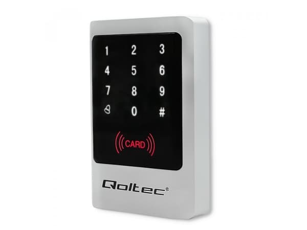 Qoltec MIMAS - Dörrlås - kombination, nyckelbricka, nyckelkort - knappsats med pekskärm
