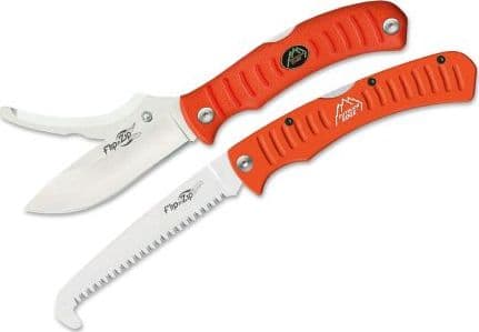 Outdoor Knife Edge Flip n' Blaze + Saw Combo Orange