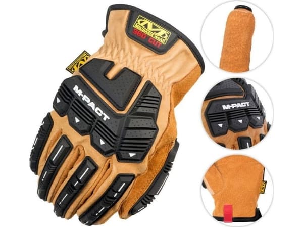Mechanix Wear Mechanix Wear Durahide M-Pact Driver Gloves F9-360 Black-Coyote L