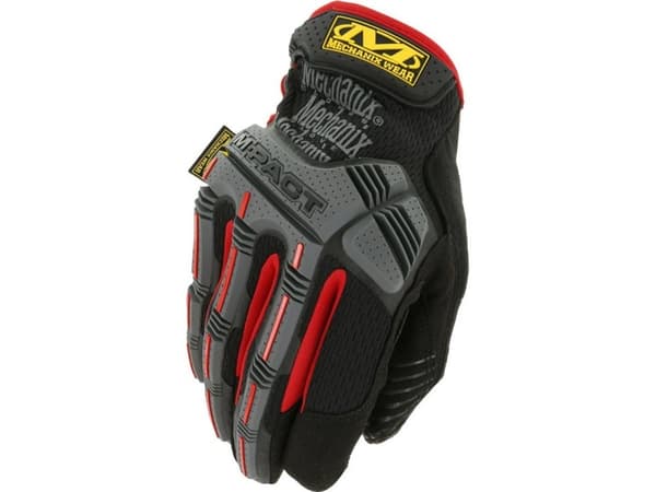 Mechanix Wear Mechanix M-Pact® 52 käsineet musta/punainen koko M. Tarrakiinnitys, TrekDry®, synteettinen nahka, kämmen, rystyset, Armortex®, sormien