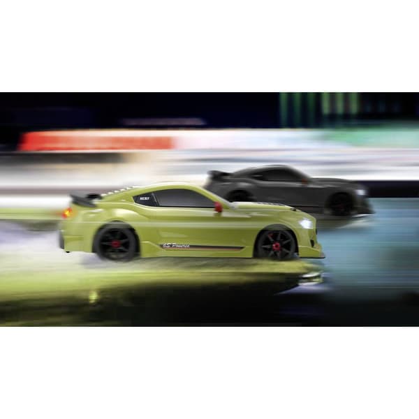 Reely 1:7 RC modellbil Elektrisk Gatumodell Urban Green Borstlös motor Fyrhjulsdrift (4WD) RtR 2,4 GHz Med ljuseffekt,