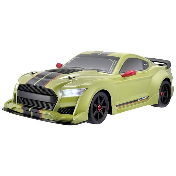 Reely 1:7 RC modellbil Elektrisk Gatumodell Urban Green Borstlös motor Fyrhjulsdrift (4WD) RtR 2,4 GHz Med ljuseffekt,