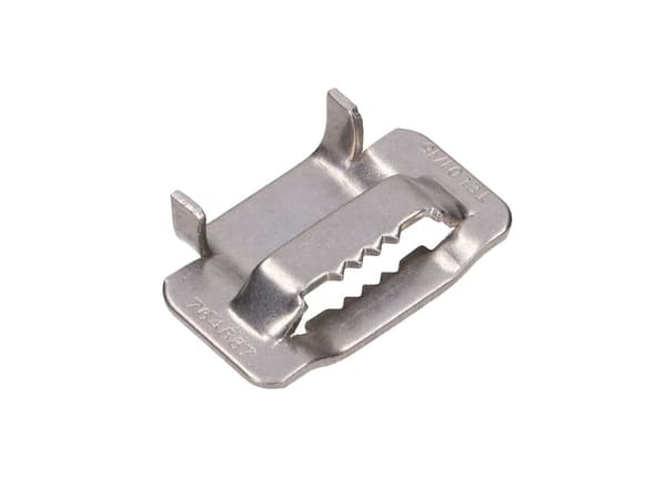 Extralink CLAMP FOR STEEL STRAP 20MM WITH JAGS, Endeklemme, Rustfritt stål, 2 cm