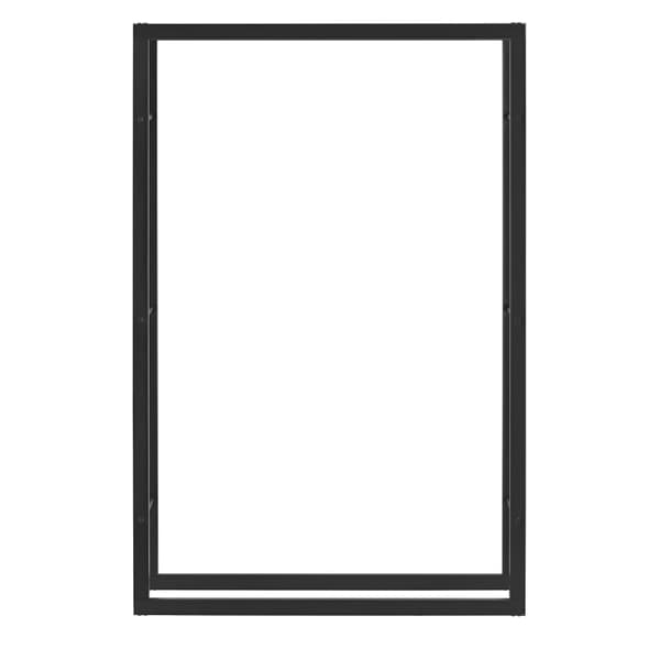 Vedställ Täby vedförvaring 100x25x150 cm stål [en.casa]