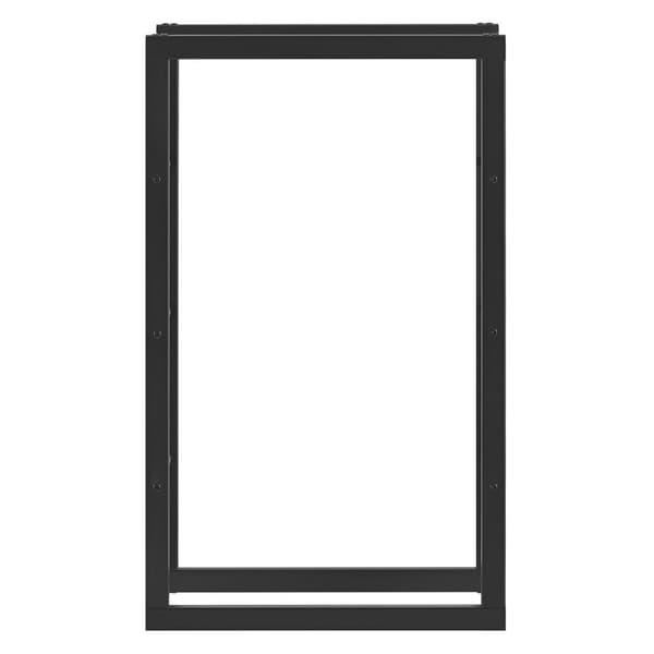 Vedställ Täby vedförvaring 60x25x100 cm stål [en.casa]