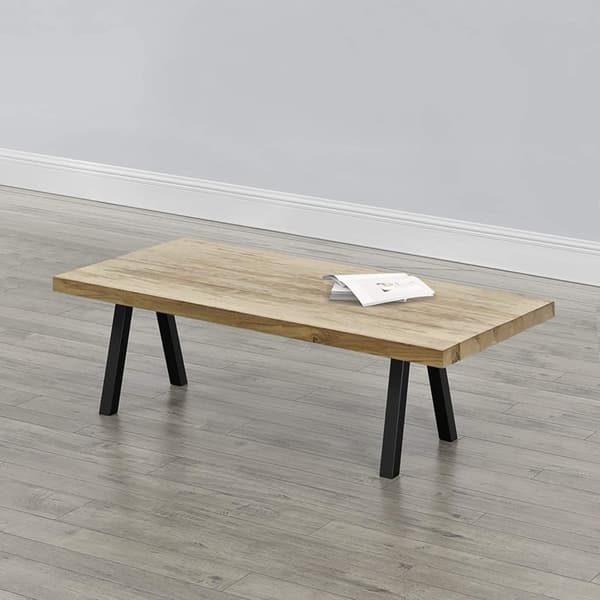Bordsben Mariager set om 2 stål 42x30 cm svart [en.casa]