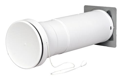 Duka teleskopventil type 450 - PVC, Hvid, Ø99 mm, 260-400 mm
