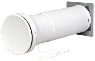 Duka teleskopventil type 450 - PVC, Hvid, Ø99 mm, 260-400 mm