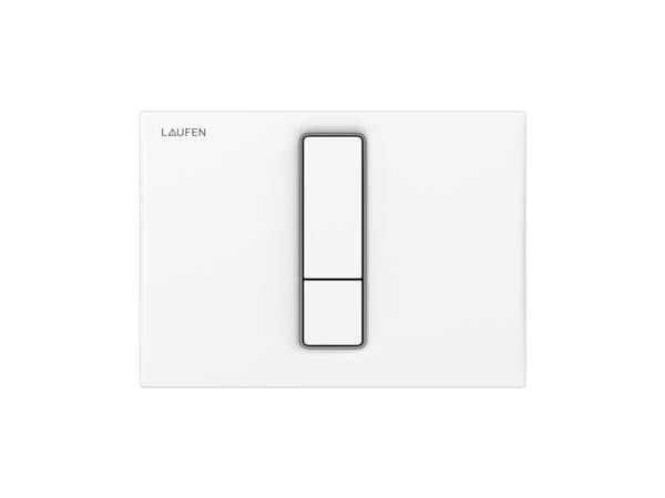 Laufen Lis tryk aw101 hvid - betjeningsplade aw101 duoskyl