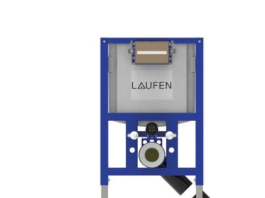 Laufen LIS indbygningscisterne 82 cm - top-/frontbetjent - inklusiv vægbeslag og tilbehør
