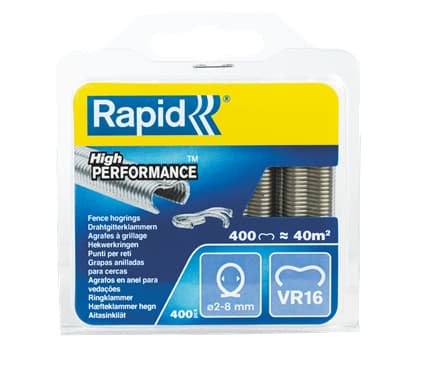 Rapid VR16, Plast, Stål, Grønn, 400 stykker