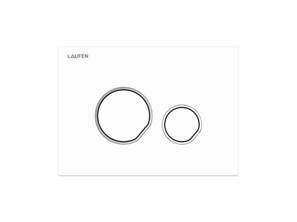 Laufen Lis tryk aw105 hvid - betjeningsplade aw105 duoskyl