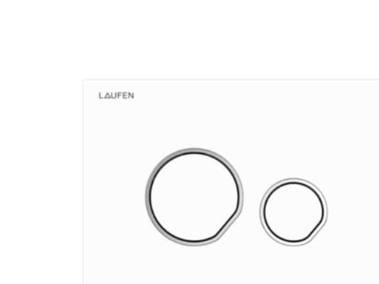 Laufen Lis press aw105 vit - kontrollplatta aw105 duoskyl