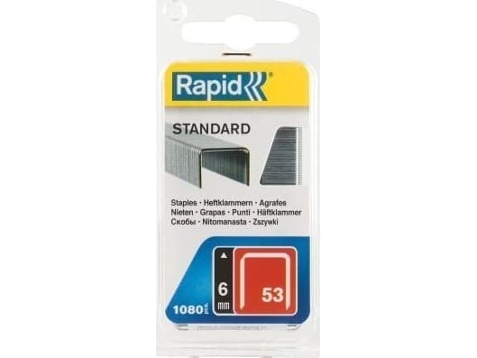 Rapid Rapid stifter laget av tynn tråd nr. 53 (6 mm) - 1060 stk ADMotools