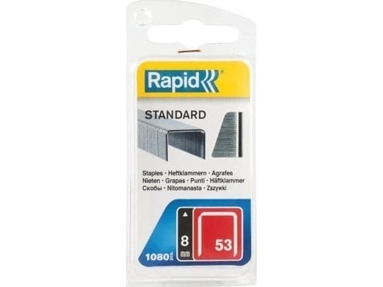 Rapid Rapid stifter laget av tynn tråd nr. 53 (8 mm) - 1060 stk ADMotools