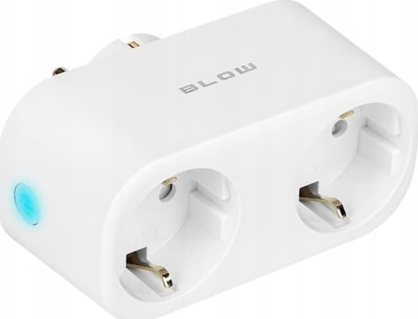 Blow älykäs WiFi-ohjattu kaksoispistorasia-ajastin