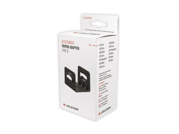 Latarka Ledlenser Adapter Ledlenser do statywu typu D do H15R Core / Work, H19R Core / Signature, H5 Core, H5R Core / Work, H7R Core / Signature / Wo